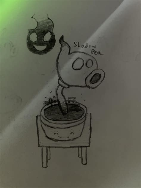 I drew Goo & Shadow Peashooter : r/PlantsVSZombies