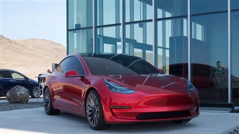 The Red Tesla Model 3 At The Gigafactory Grand Opening Isn't A Real Car