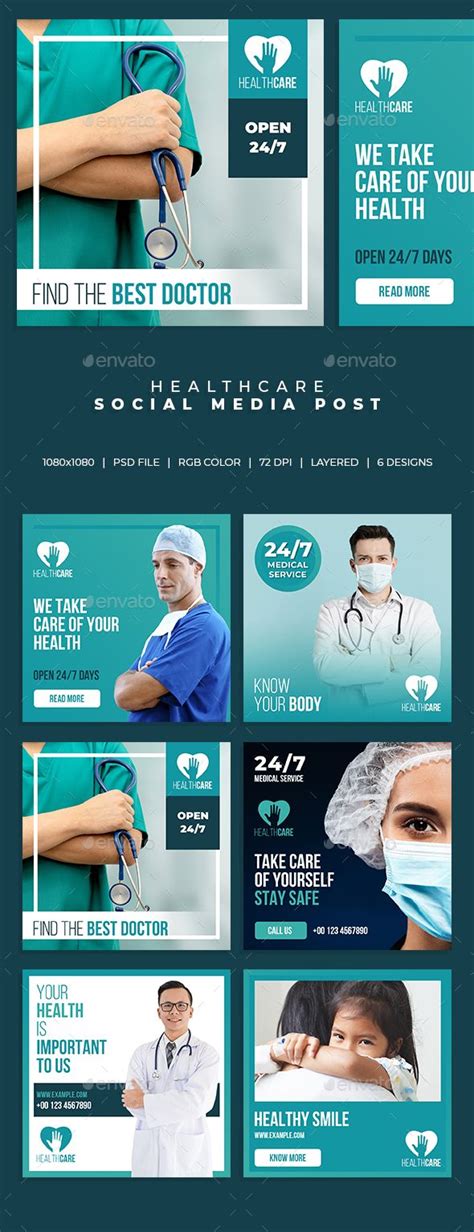 Healthcare Social Media Post | Social media, Health tech, Dentist ...