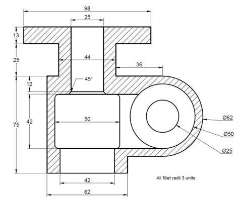 Provide 2d and 3d drawing of mechanical part by Osaf_altaf | Fiverr