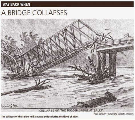 Salem Breakfast on Bikes: Center Street Bridge Collapse in 1890 Should ...