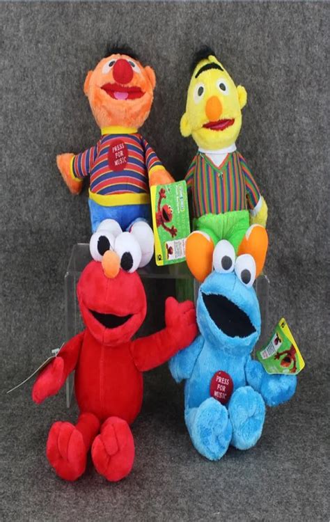 23cm Sesame Street Elmo Cookie Ernie Bert Stuffed Plush Doll Soft Toys ...