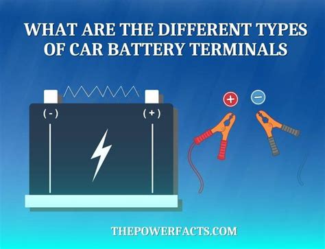 What are the Different Types of Car Battery Terminals? - The Power Facts