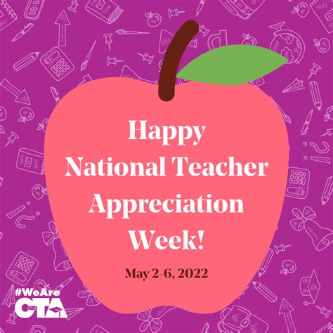 National Teacher Appreciation Week - California Teachers Association