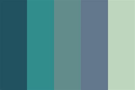 the color palette is blue and green