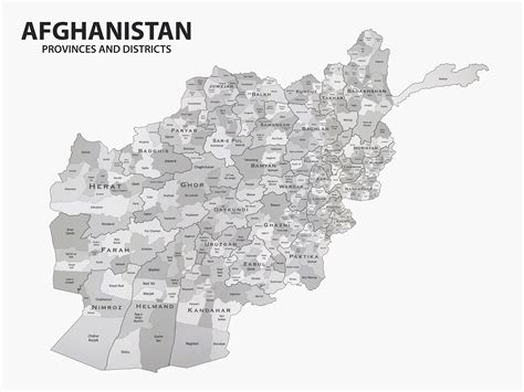 Detailed Map Of Afghanistan Provinces - Maps of the World