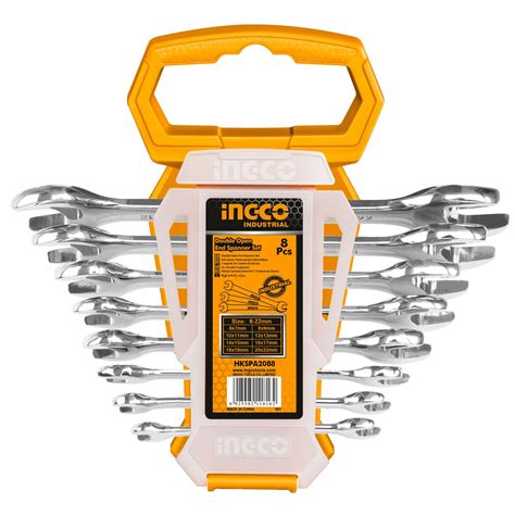 Double Open End Spanner Set (Industrial) – Ingco Tools South Africa