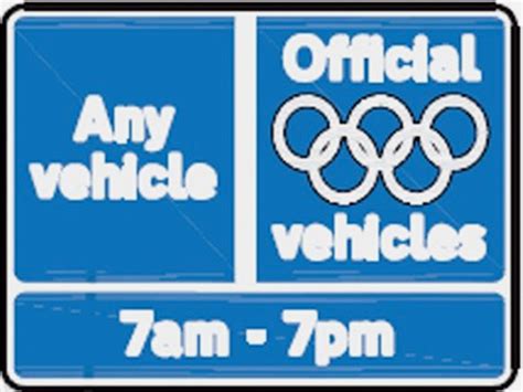 Olympic road signs unveiled – and they’re not green | The Spectacle Blog