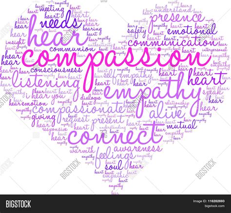 Compassion Word Cloud Vector & Photo (Free Trial) | Bigstock