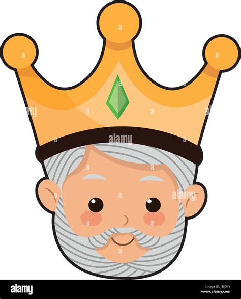 cute cartoon wise king manger character Stock Vector Image & Art - Alamy