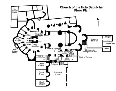 Church Of The Holy Sepulchre Map