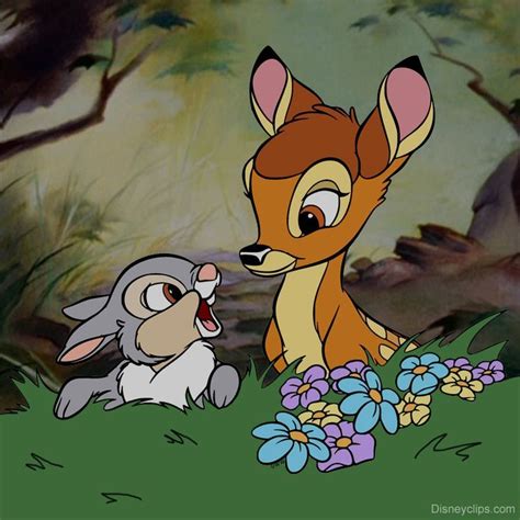 Bambi and Thumper | Cute cartoon drawings, Bambi disney, Bambi and thumper