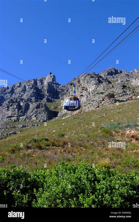 Table mountain cable car Stock Photo - Alamy