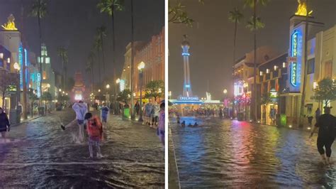 Disney World's Hollywood Studios Floods As Guests Try to Get Around