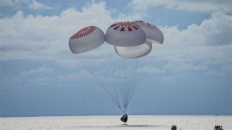 SpaceX capsule returns to Earth with all-civilian orbital crew