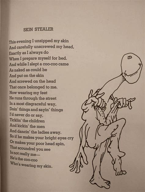 20 Of Shel Silverstein's Most Weird & Wonderful Poems | Silverstein poems, Creepy poems, Poems dark