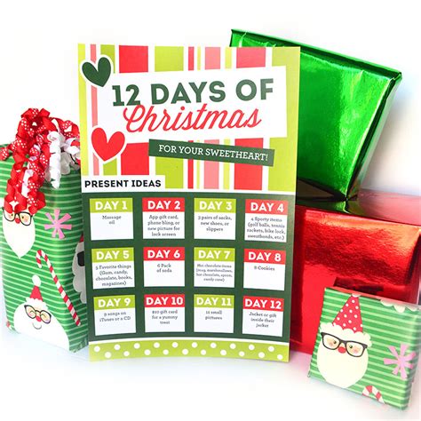 Super Easy 12 Days of Christmas Gift Ideas | The Dating Divas