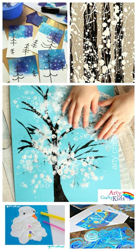 14 Wonderful Winter Art Projects for Kids - Arty Crafty Kids - Kids ...