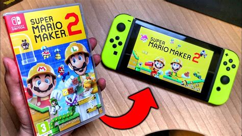 he comprado Super MARIO MAKER 2 para mi Nintendo SWITCH 😆 Unboxing y ...