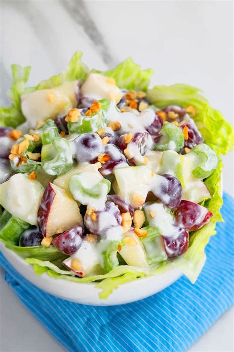 Waldorf Salad Recipe (One Bowl) | One Pot Recipes