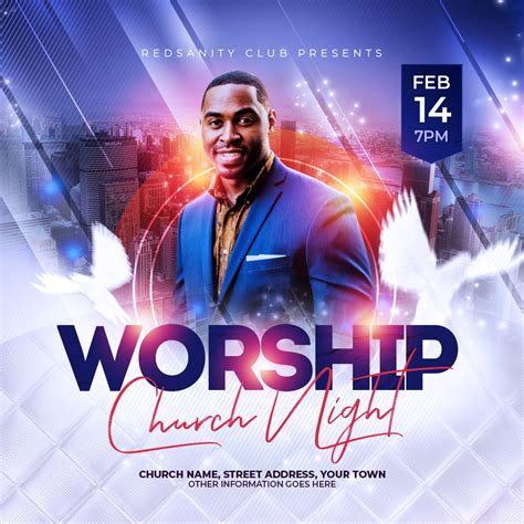 Church Flyer | Church poster design, Church graphic design, Church poster