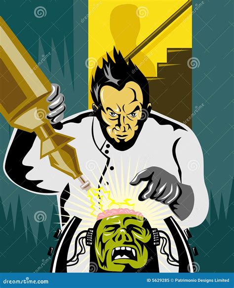 Dr Frankenstein At Work Royalty Free Stock Photo - Image: 5629285