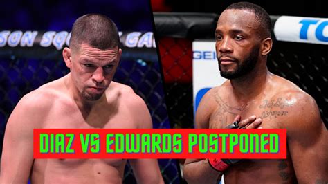 Nate Diaz vs Leon Edwards postponed from UFC 262, will take place at ...