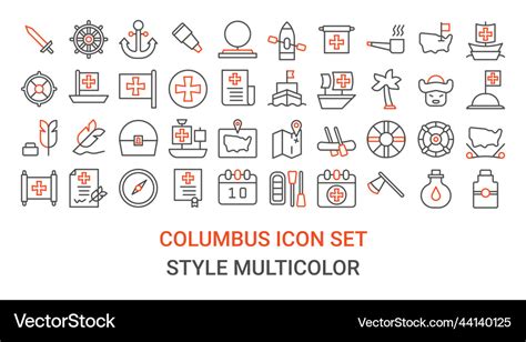 Logo icon columbus icon perfect Royalty Free Vector Image