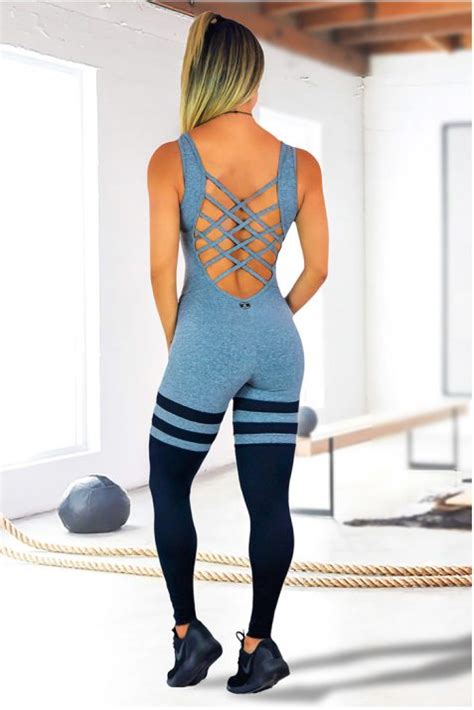 Umbra Sports 0051 Jumpsuit Fitness Clothing Sportswear Gym Apparel ...