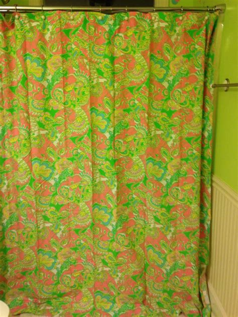 My Lilly Pulitzer Chin Chin shower curtin | Printed shower curtain, Shower, Lilly pulitzer