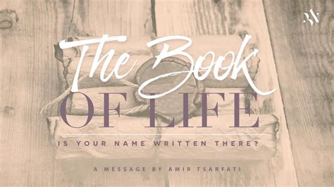 Amir Tsarfati: The Book of Life – Yesterday's Prophecy, Today's News