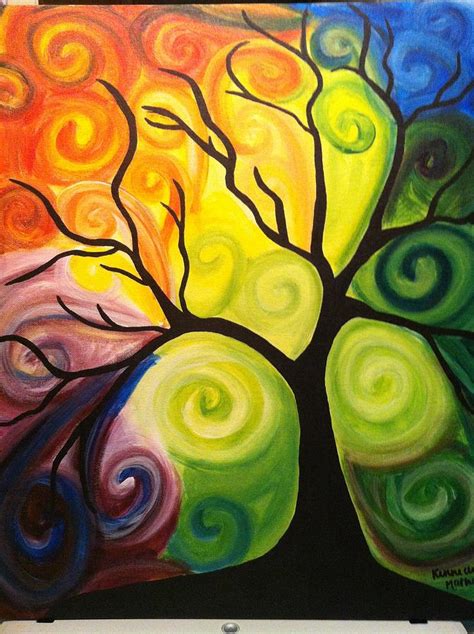 Whimsical Tree Painting by Kennedy Matherne