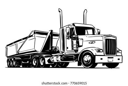 2,822 Cartoon Semi Truck Royalty-Free Photos and Stock Images | Shutterstock