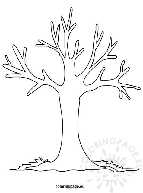 Autumn tree coloring pages printable – Coloring Page