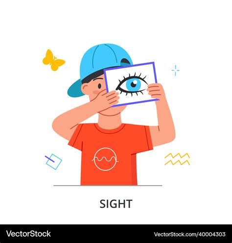 Concept of sight Royalty Free Vector Image - VectorStock