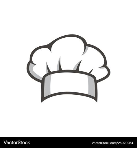 Chef hat logo Royalty Free Vector Image - VectorStock