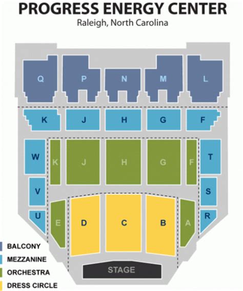 Raleigh Memorial Auditorium Seating Map | Elcho Table