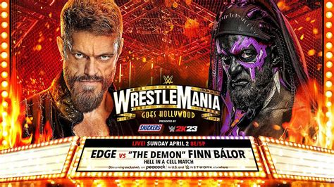 EDGE VS DEMON FINN BALOR WRESTLEMANIA 39 FULL MATCH || WRESTLEMANIA 39 ...