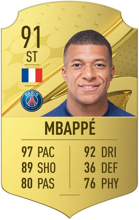 Arriba 62+ imagen carte fut mbappe - fr.thptnganamst.edu.vn