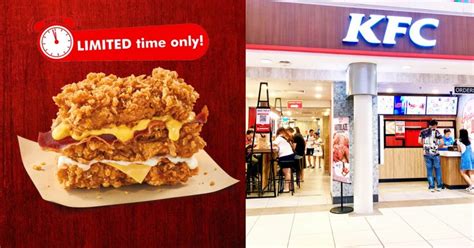 KFC Singapore launches limited time only Zinger Triple Down for S$9.30 ...