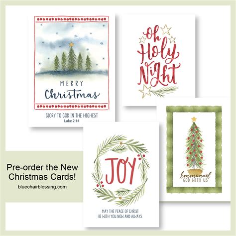 Small Christmas cards and envelopes. Set of 12. There are 4 designs and you get 3 of each.