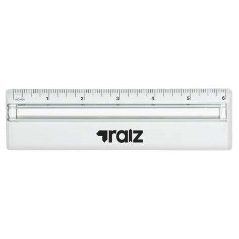 Custom 6 Inch Plastic Ruler With Magnifying Glass - Rulers