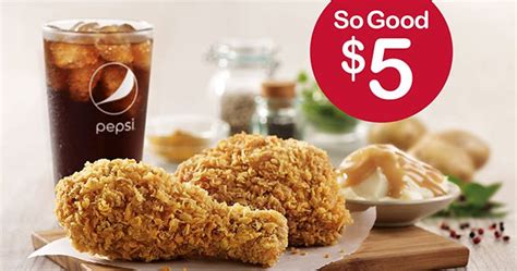 KFC 2-piece Chicken Meal is now just $5 in celebration of #SG50 | Great ...