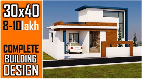 30'-0"x40'-0" House Design | House Plan With 3D Design with details ...