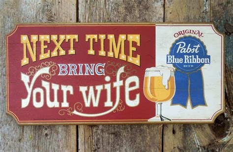 This item is unavailable - Etsy | Pabst blue ribbon beer, Beer signs, Pabst blue ribbon