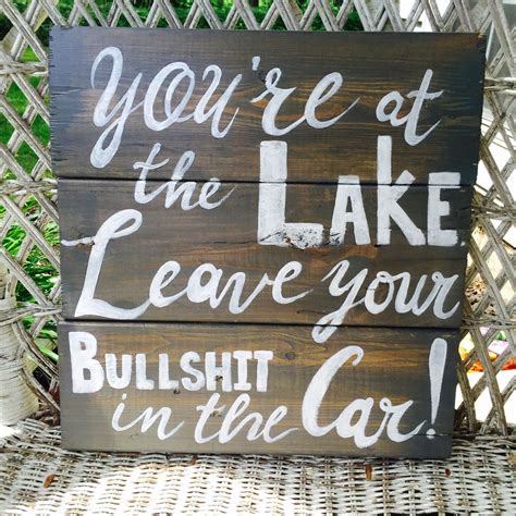 Rustic Lake House Sign Personalized Lake Rules Wall Hanging | Etsy | Lake house signs, Rustic ...