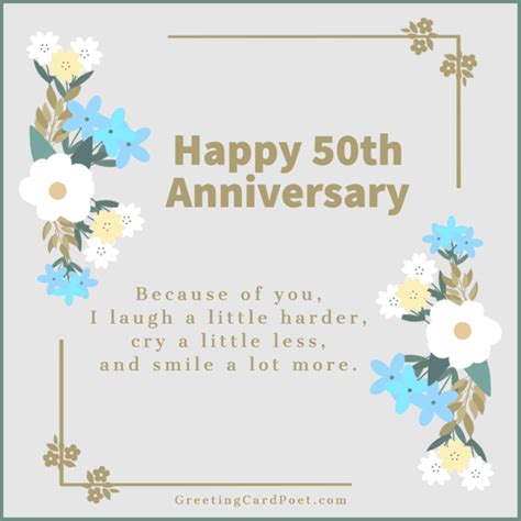 Happy 50th Anniversary Messages (and Quotes) Straight From The Heart