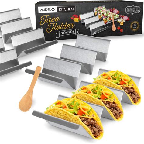 Midelo Kitchen Taco Holder Stand Set - oddgifts.com