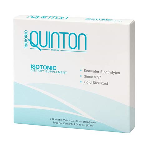 Buy Original Quinton Isotonic - Liquid Mineral Electrolyte + Trace Mineral Replenishment, Raw ...