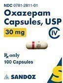 Oxazepam - FDA prescribing information, side effects and uses